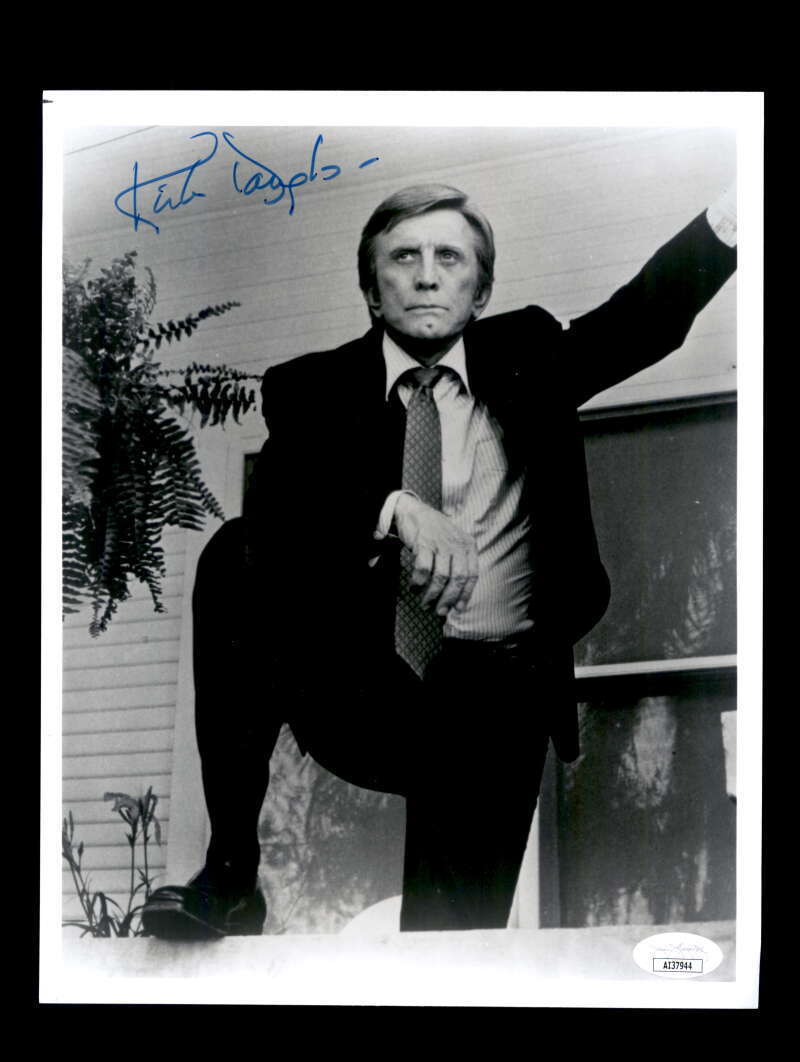 Kirk Douglas JSA Cert Signed 8x10 Photo Autograph Image 1