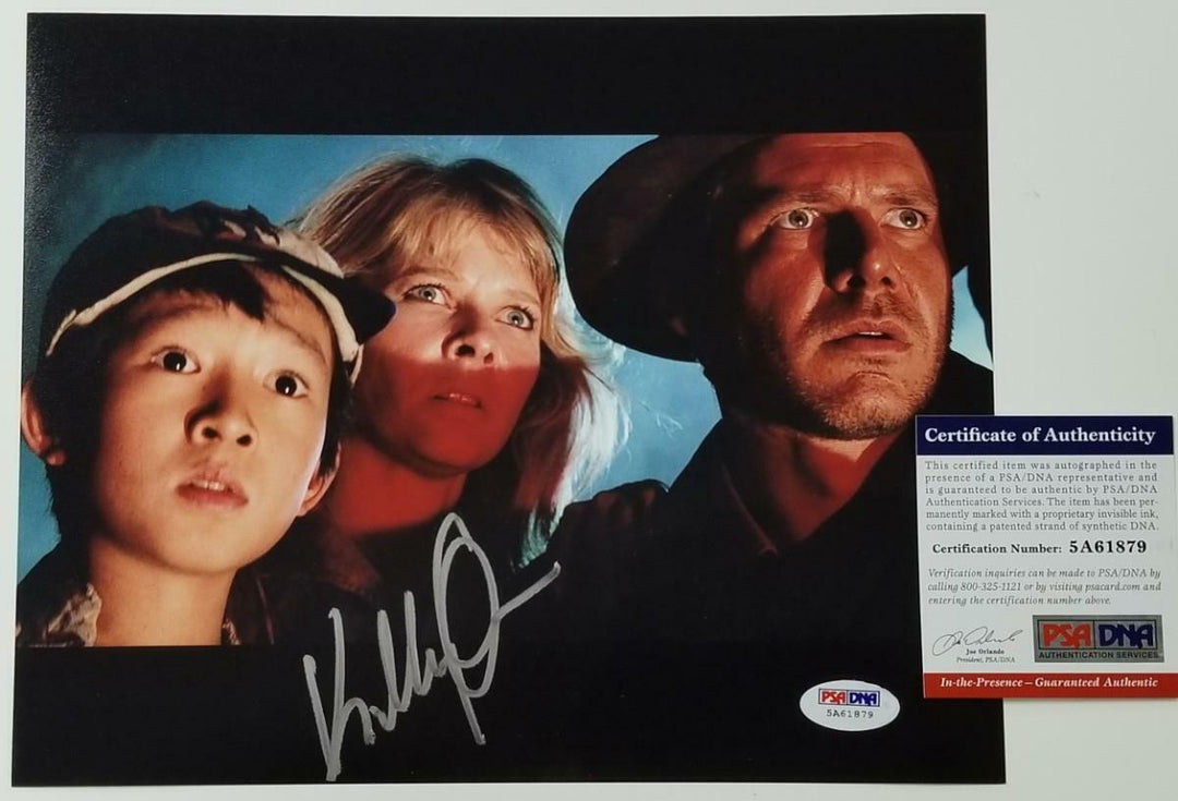 Jonathan Ke Quan signed Indiana Jones 8x10 Photo #4 Autograph  PSA/DNA COA Image 1