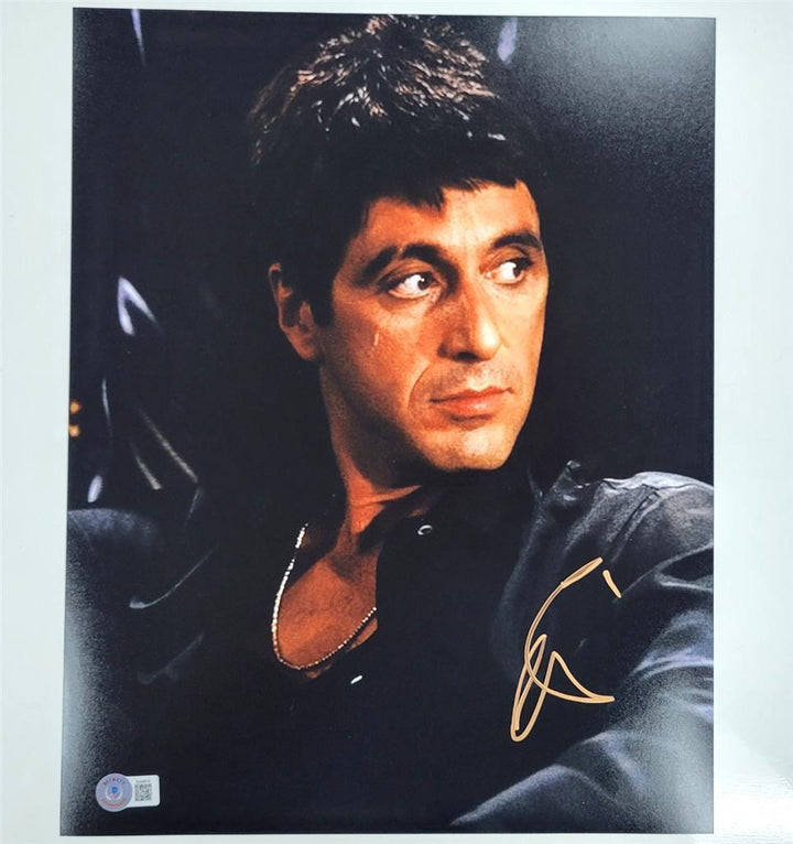 Al Pacino signed Scarface 11x14 photo #13 autograph  Beckett BAS Holo Image 1