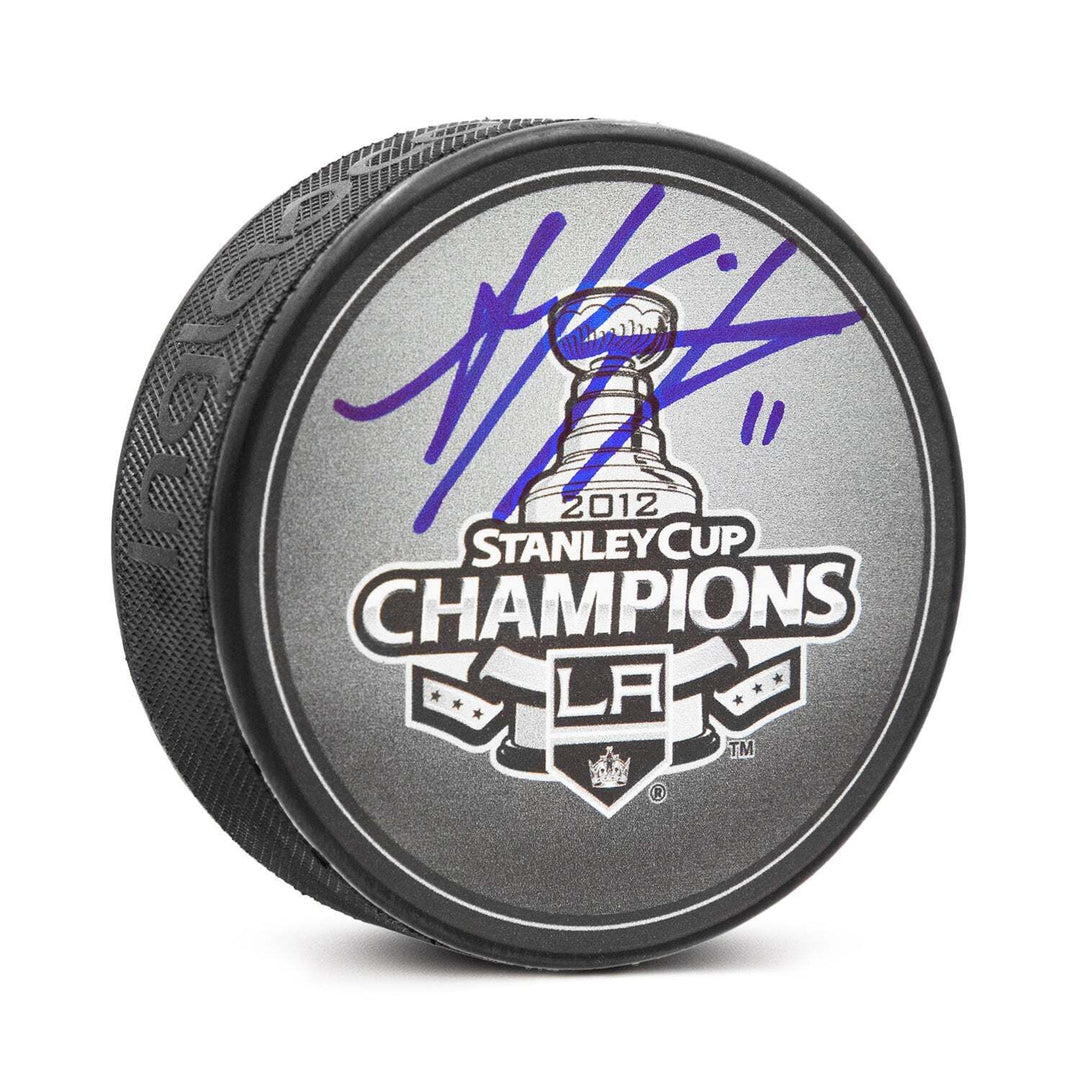 Anze Kopitar Signed Los Angeles Kings 2012 Stanley Cup Puck Image 1