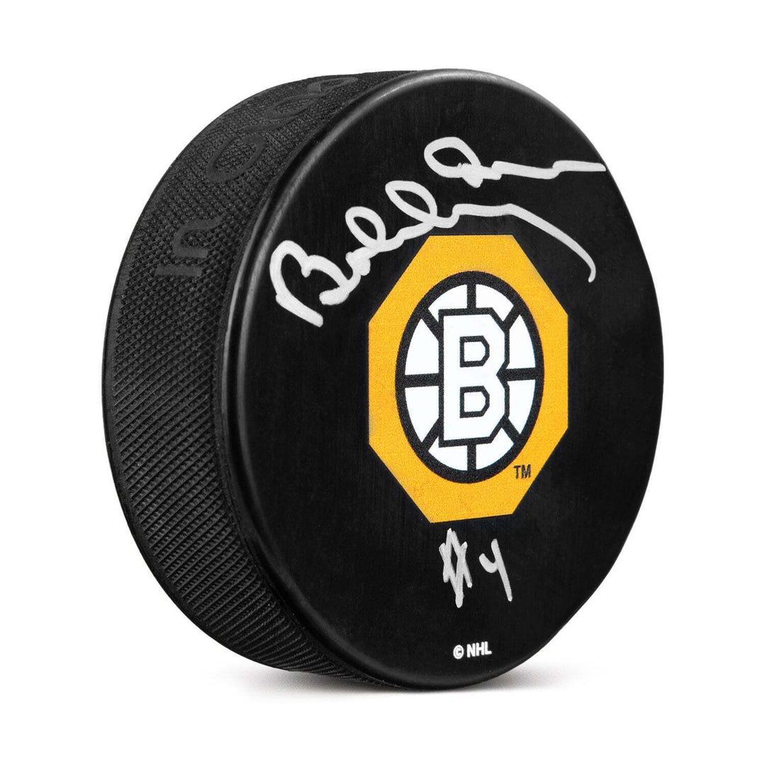 Bobby Orr Signed Boston Bruins Retro Logo Puck Image 1