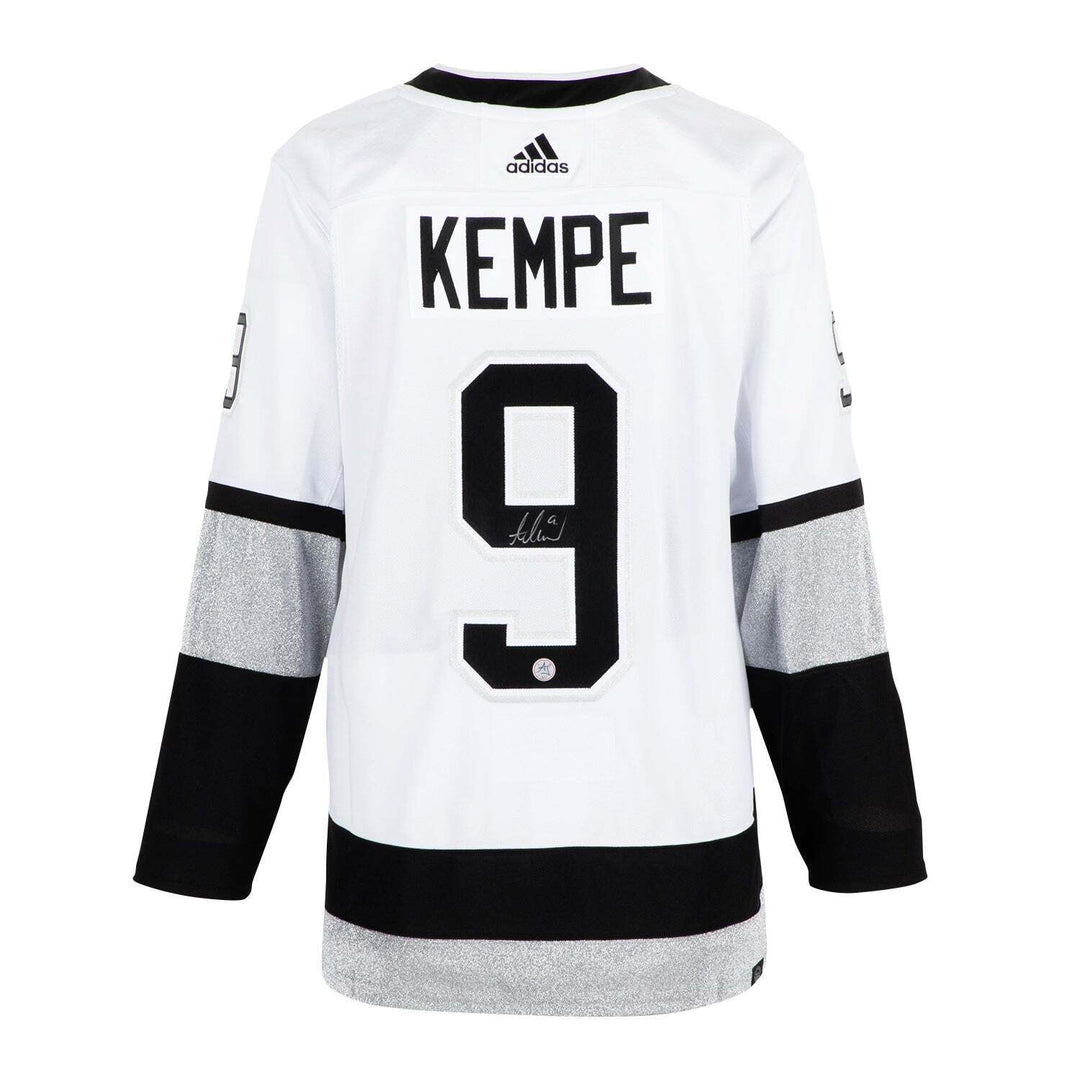 Adrian Kempe Signed Los Angeles Kings Alt Retro adidas Jersey Image 1