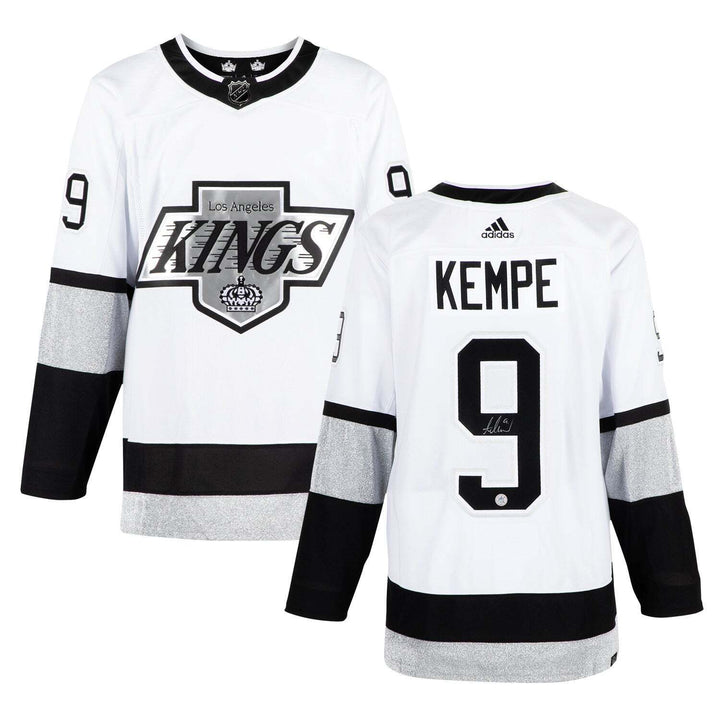 Adrian Kempe Signed Los Angeles Kings Alt Retro adidas Jersey Image 3