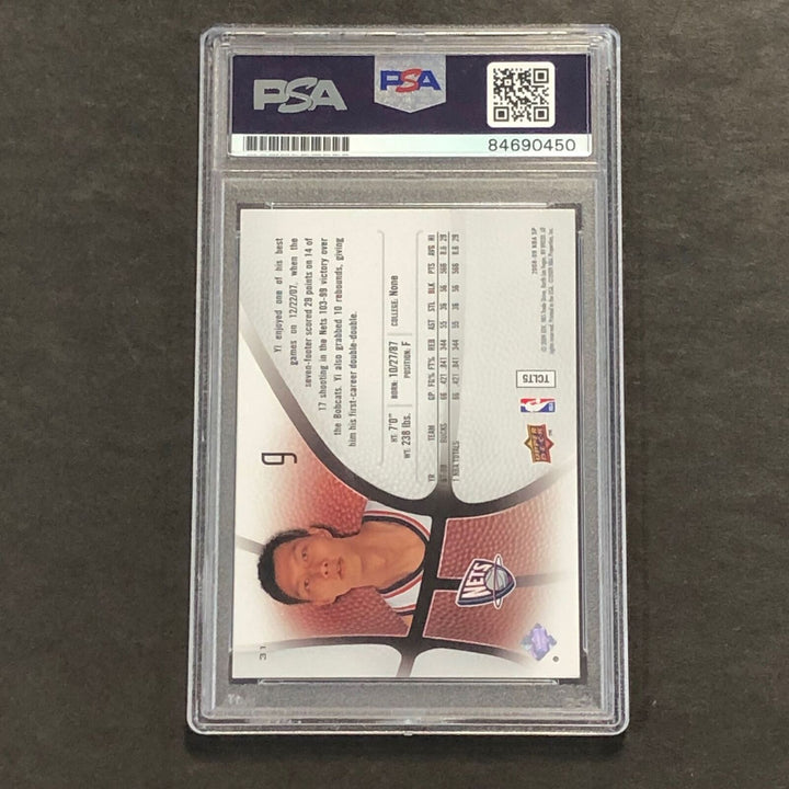 2008-09 NBA SP #31 Yi Jianlian Signed Card AUTO PSA Slabbed Nets Image 2