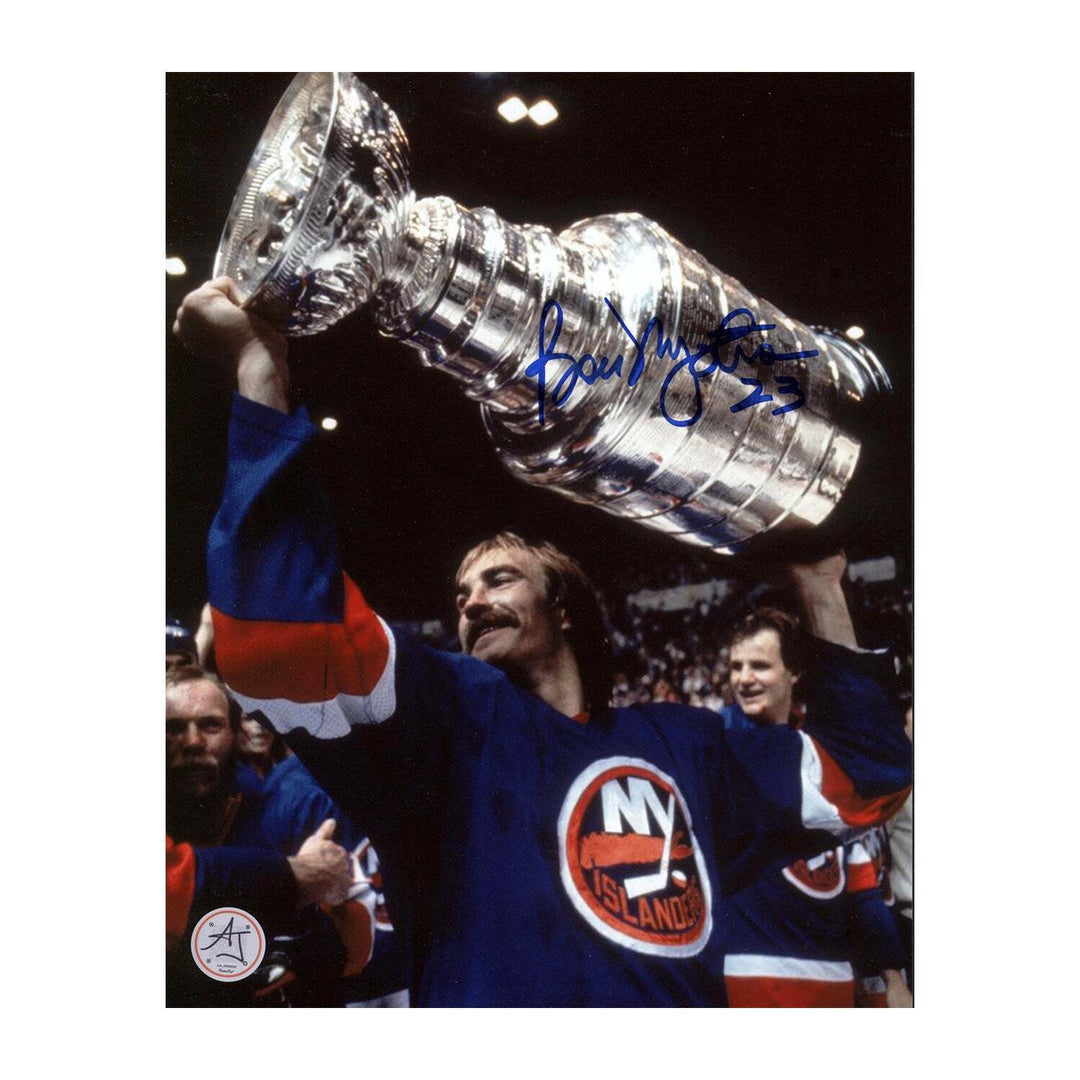 Bob Nystrom Signed New York Islanders Stanley Cup 8x10 Photo Image 1