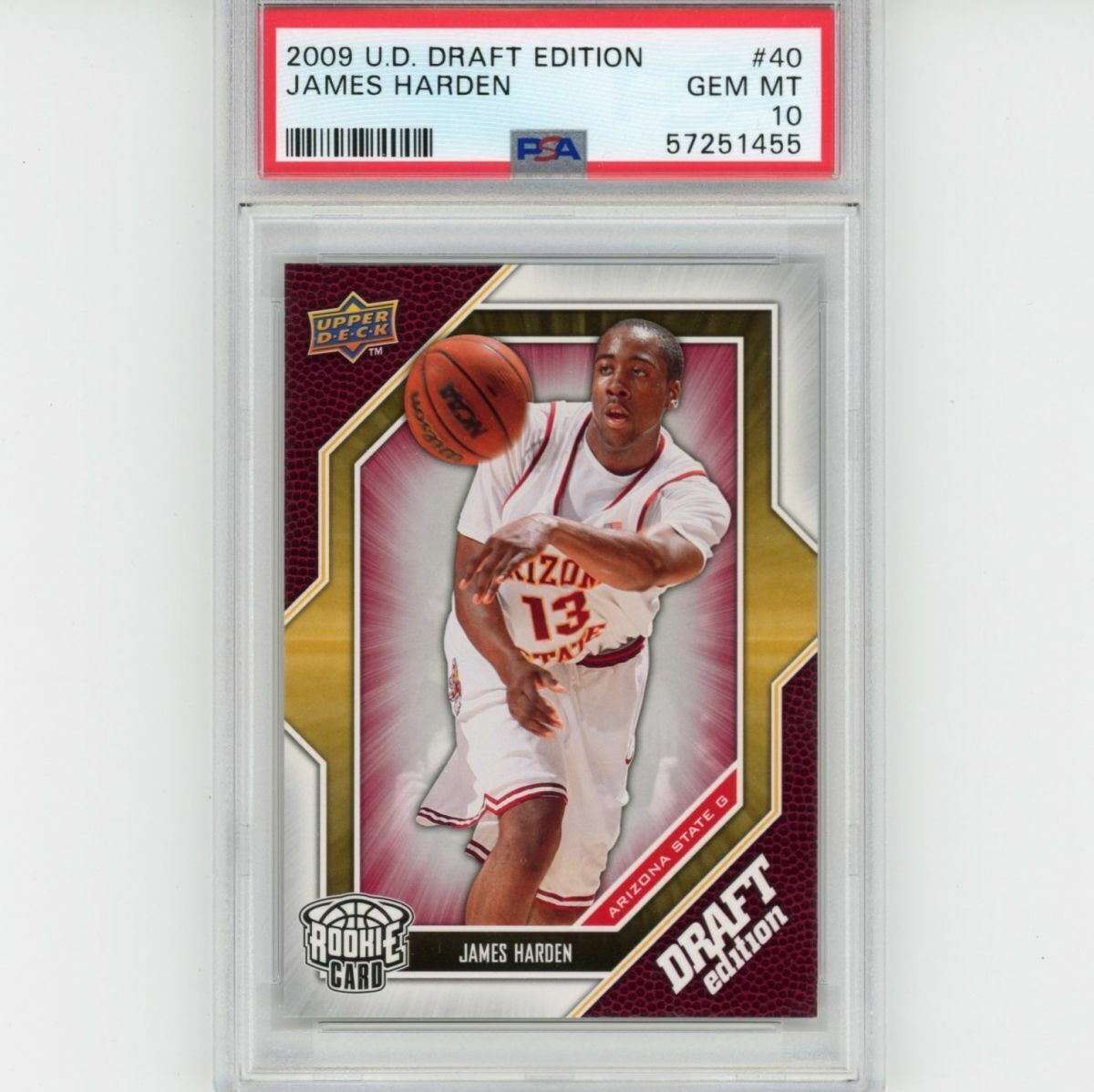 Outlet James Harden rookie card