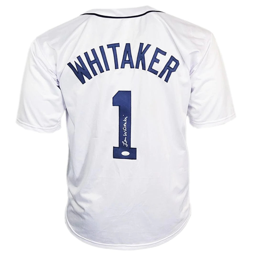 Lou Whitaker Signed Detroit White Baseball Jersey (JSA) Image 1