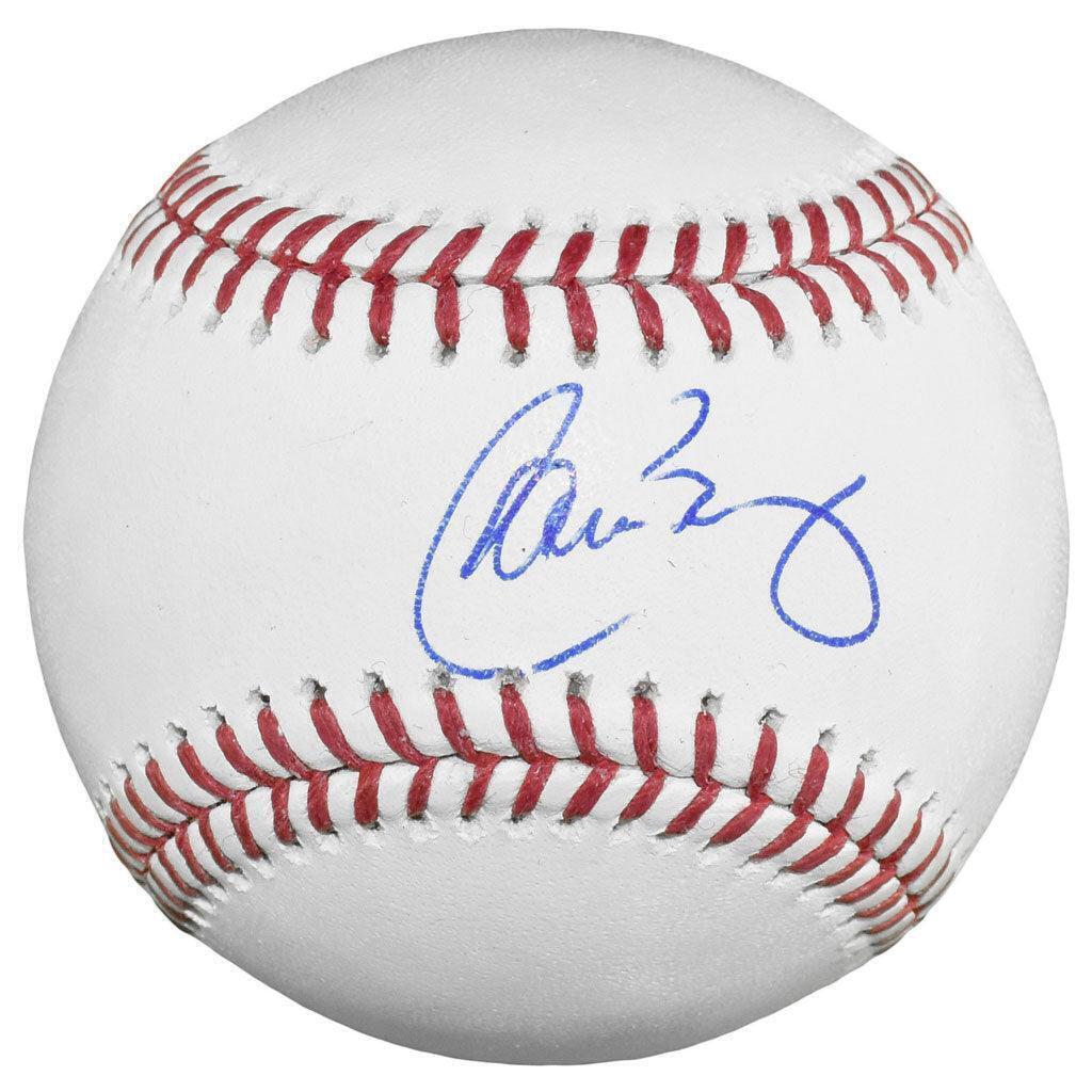 Carlos Baerga Signed Rawlings Official Major League Baseball (JSA) Image 1