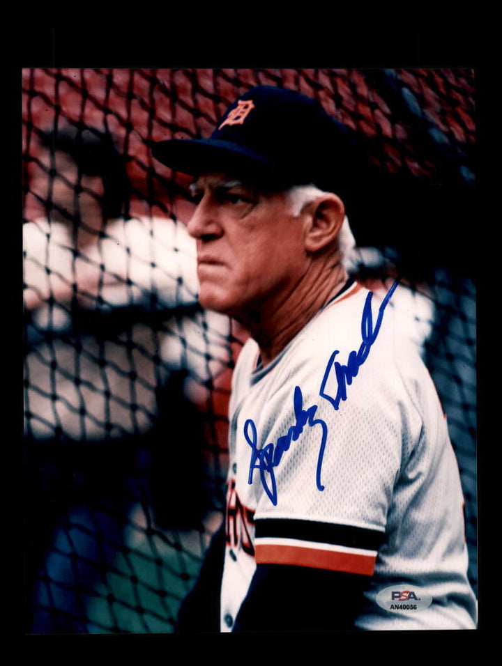 Sparky Anderson PSA DNA Signed  8x10 Photo Autograph Tigers Image 1