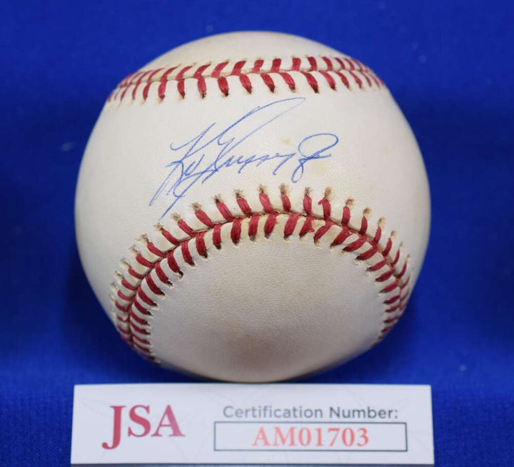 Ken Griffey Jr JSA COA Autograph American League Signed Baseball 1 Image 1