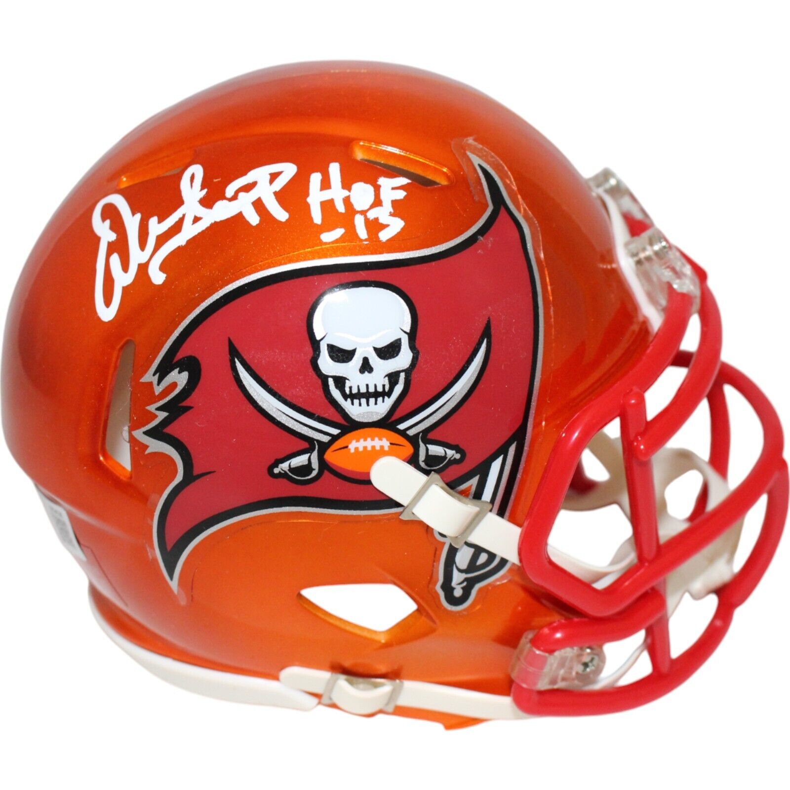 Tampa bay buccaneers warren shops sapp signed mini helmet