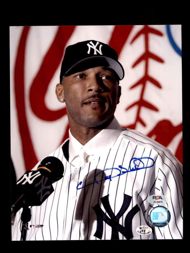 Gary Sheffield PSA DNA Signed 8x10 Photo Autograph Yankees Image 1