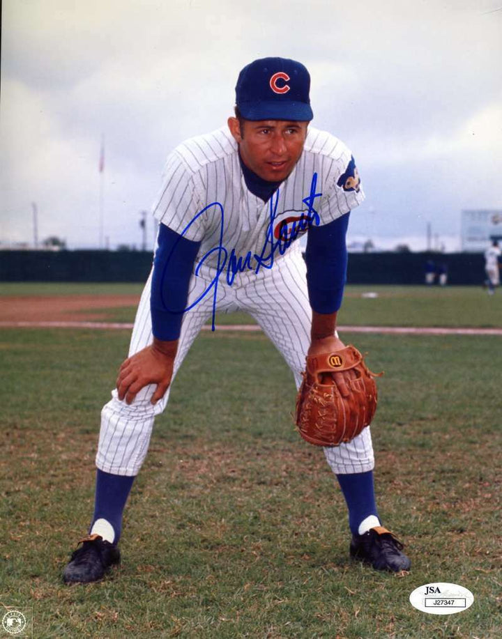 Ron Santo Jsa Coa Signed 8x10 Photo Autograph Image 1