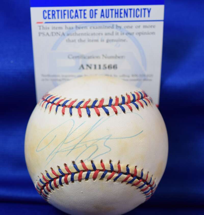 Mike Piazza PSA DNA Autograph 1997 All Star Game Signed Baseball Image 1