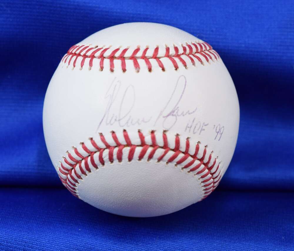 Nolan Ryan PSA DNA Autograph Major League Signed Baseball HOF 99 Image 1