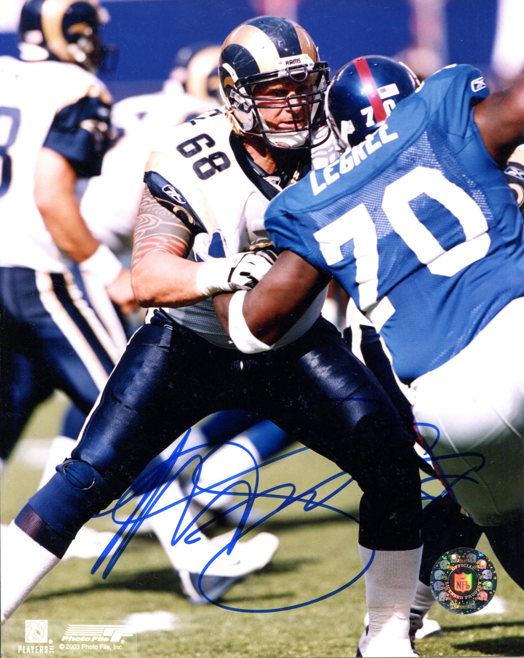 Kyle Turley Autographed 8x10 Photo Image 1