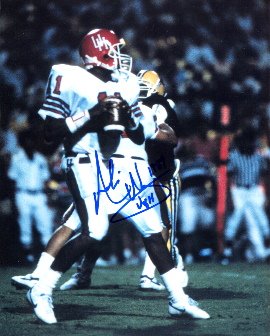 Andre Ware Autographed 8x10 Photo Image 1