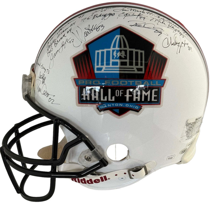 Pro Football Hall of Fame Signed Authentic Hall of Fame Helmet (JSA) Image 2