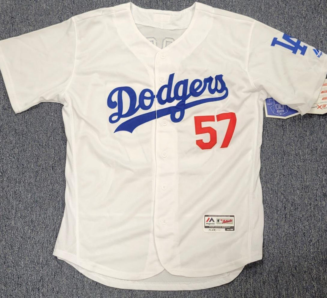 Alex Wood signed Los Angeles Dodgers Jersey autograph (B)  Beckett BAS Image 4