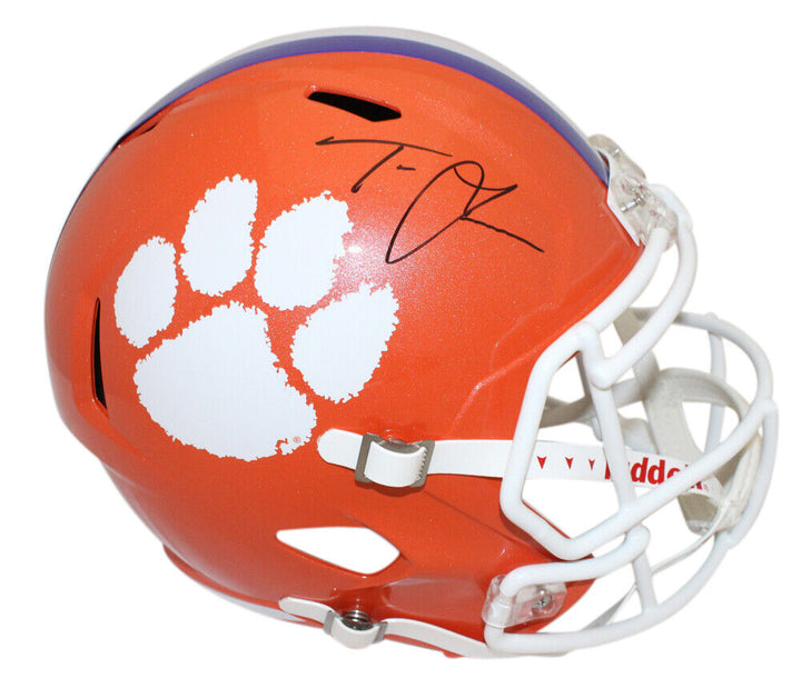 Trevor Lawrence Autographed Clemson Tigers Speed F/S Helmet FAN 39839 Image 1