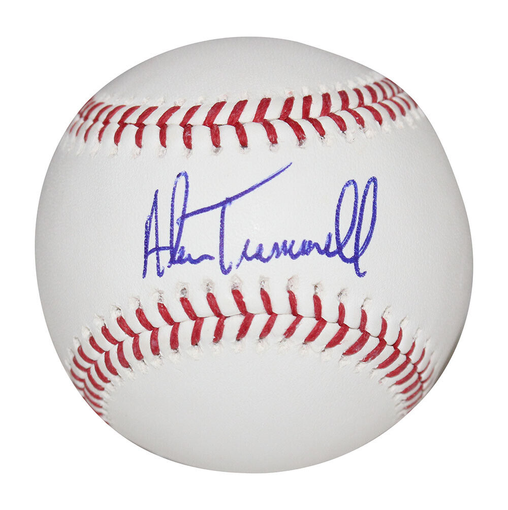 Alan Trammell Autographed/Signed Detroit Tigers Baseball Beckett 40486 Image 1