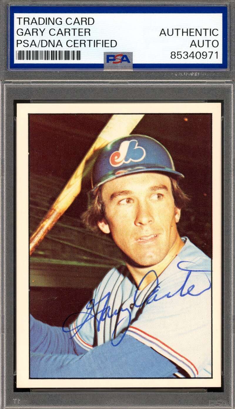 Gary Carter PSA DNA Vintage Signed 1975 SSPC Rookie Autograph Image 1