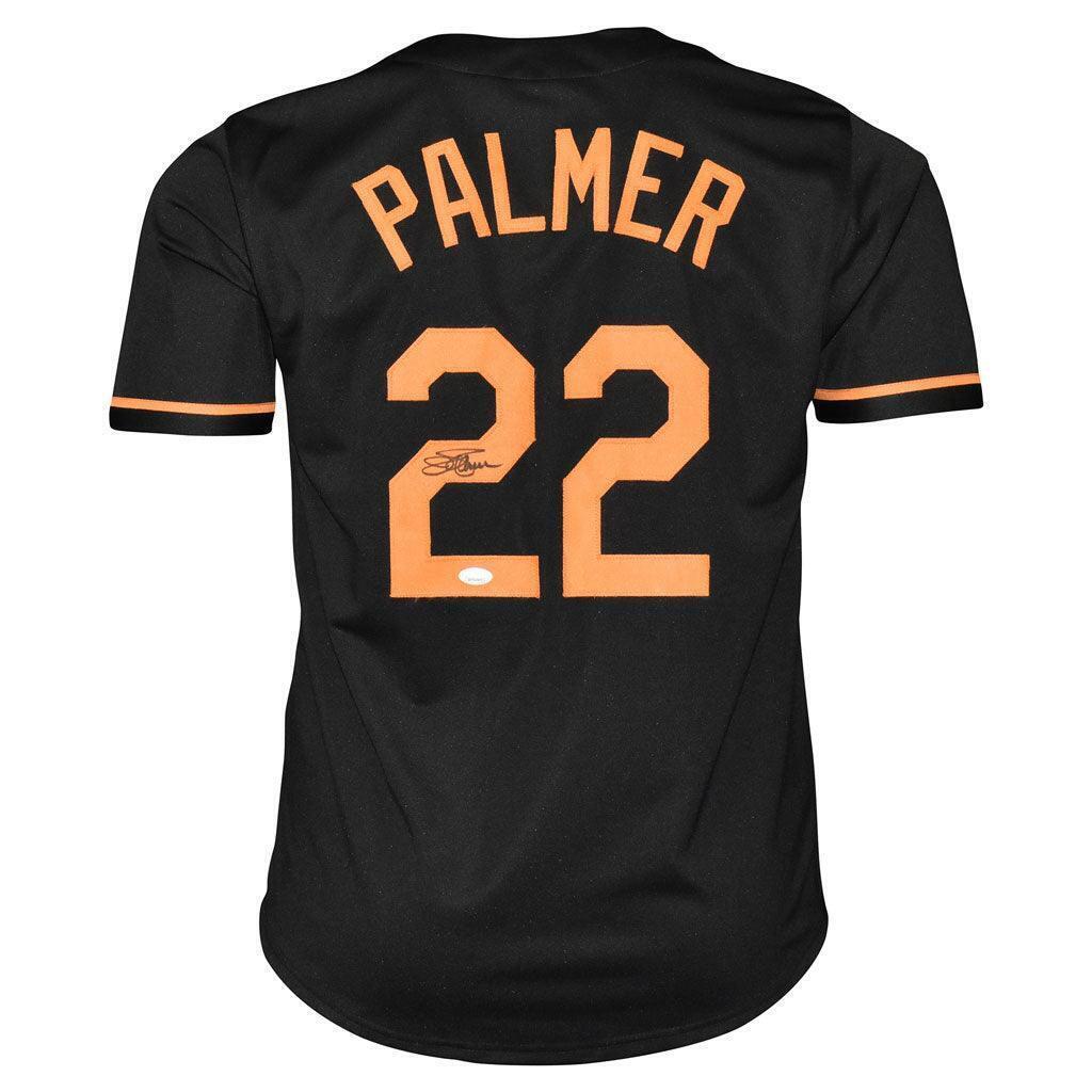 Jim Palmer Signed Baltimore Black Baseball Jersey (JSA) Image 1