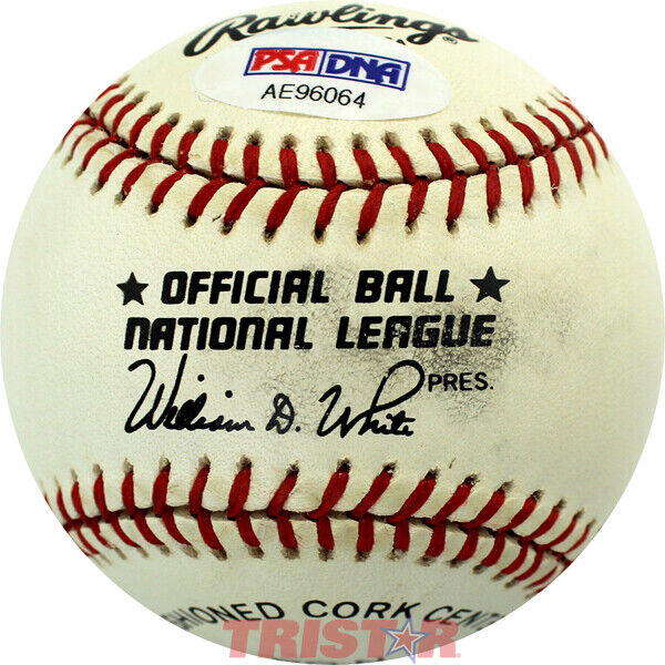 Newt Kimball Signed Autographed NL Baseball PSA Cubs Cardinals Dodgers Phillies Image 2