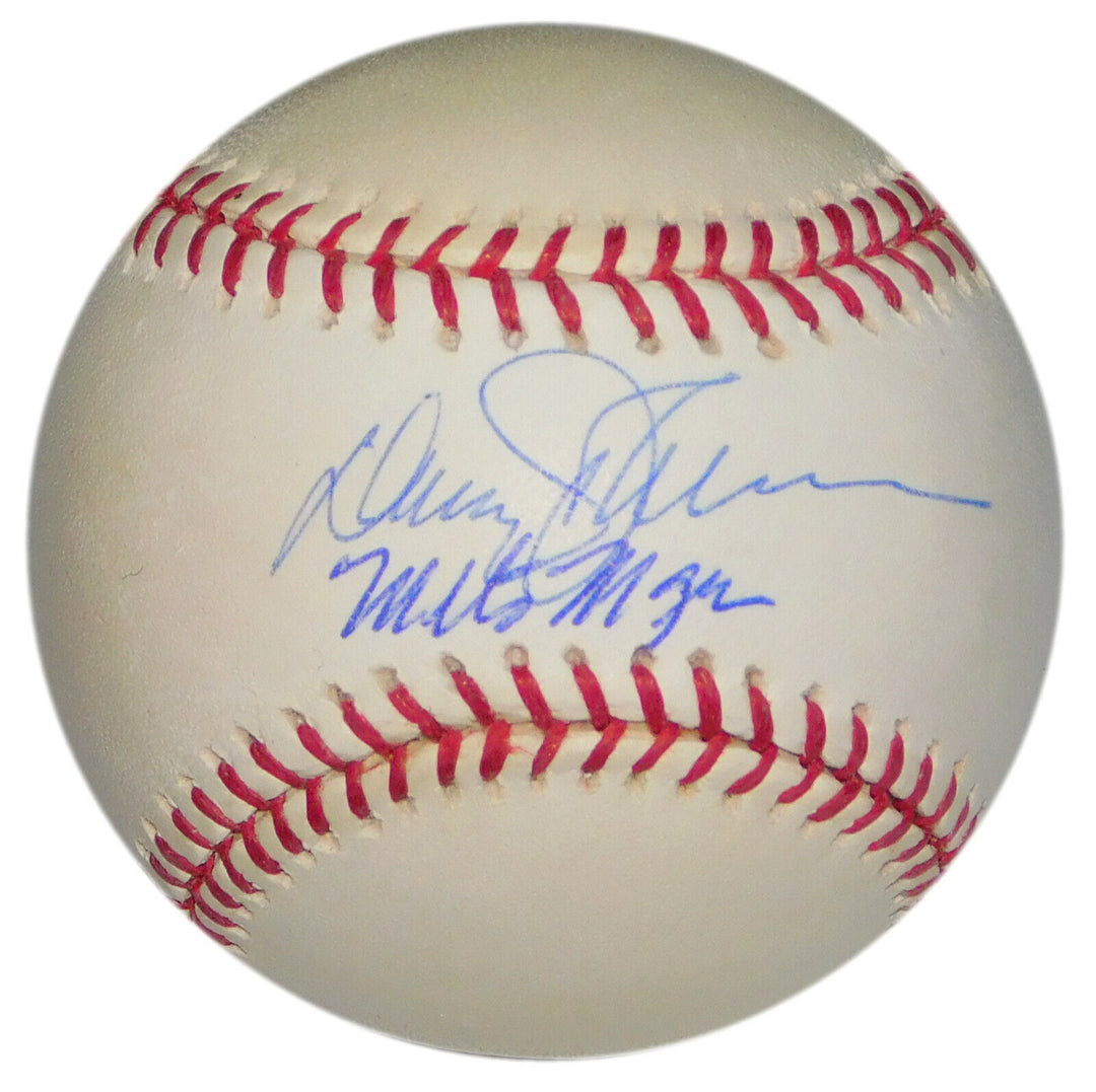 DAVEY JOHNSON SIGNED & INSCRIBED "METS MGR" OML BASEBALL w/ STEINER SPORTS COA Image 1