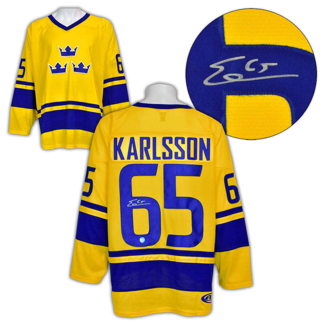 Erik Karlsson Team Sweden Autographed Hockey Jersey Image 1