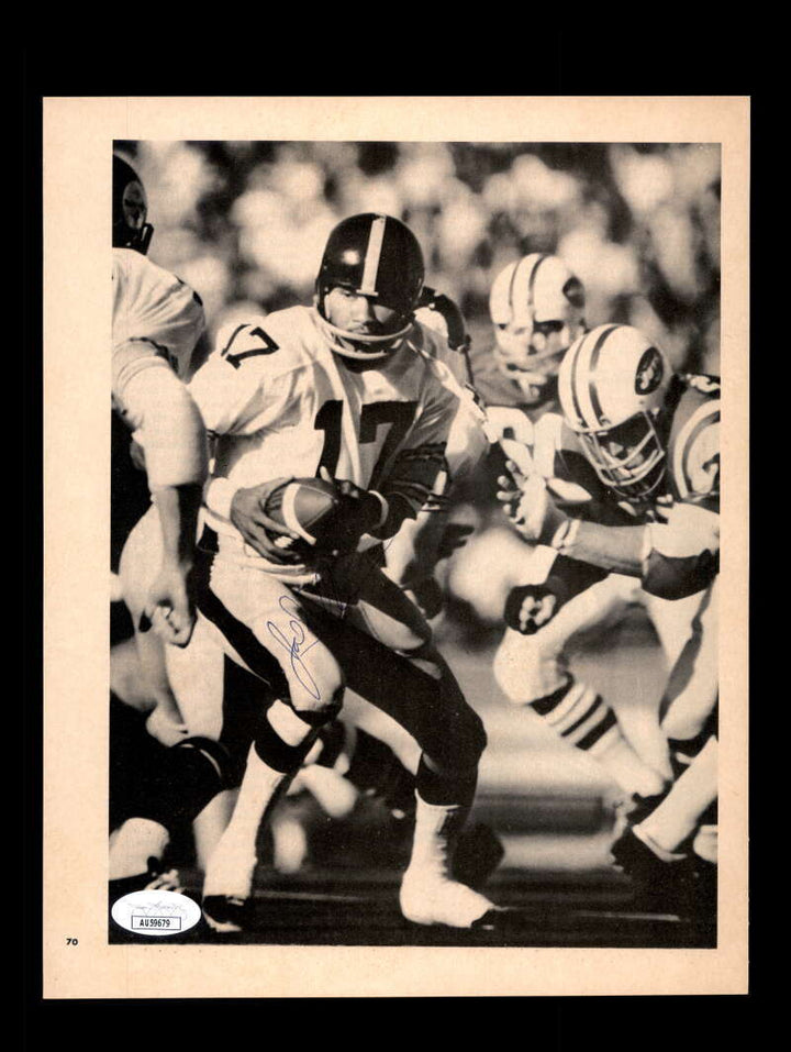 Joe Gilliam JSA Autographed 8x10 Signed Vintage Photo 1970`s Steelers Image 1