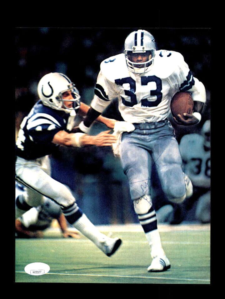 Tony Dorsett JSA Autograph 8x10 Signed Vintage Photo 1970`s Cowboys Image 1