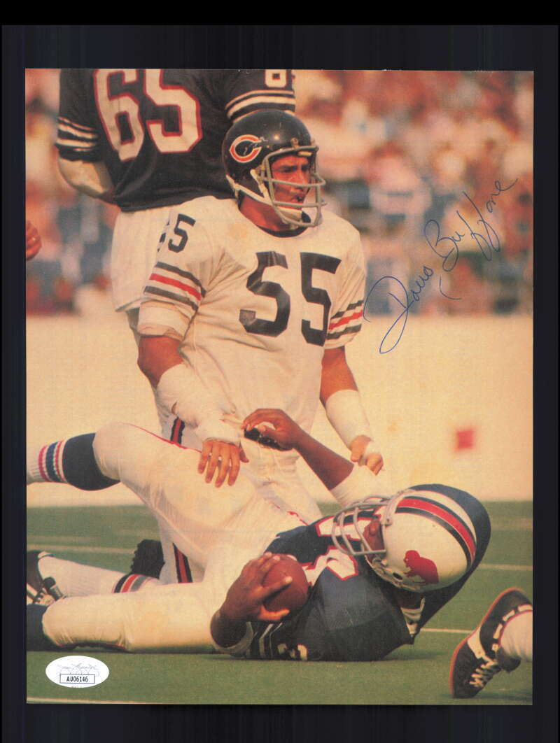 Doug Buffone JSA Autograph 1970`s 8x10 Signed Vintage Photo Bears Image 1