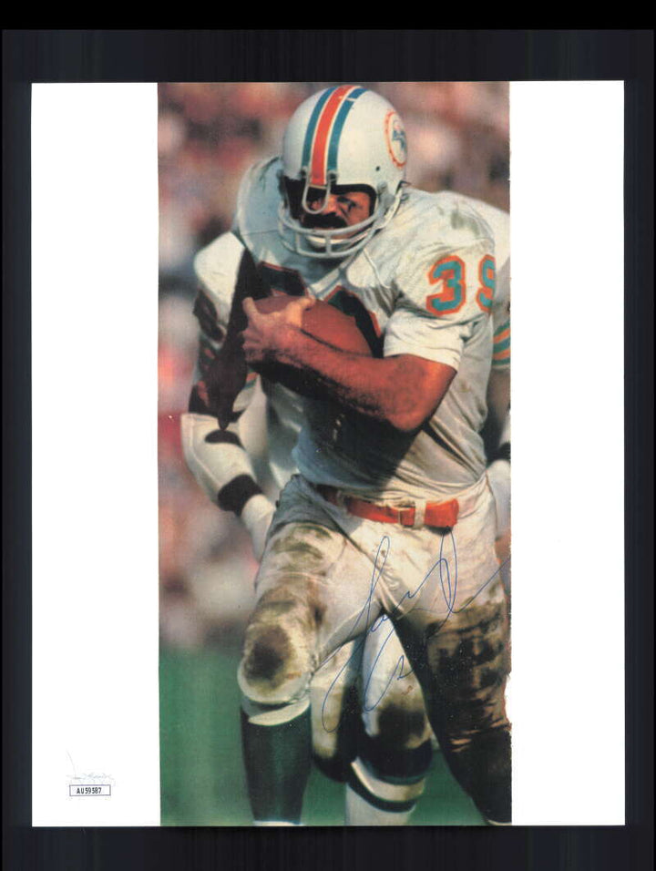 Larry Csonka JSA Autograph 1970`s 8x10 Signed Vintage Photo Dolphins Image 1