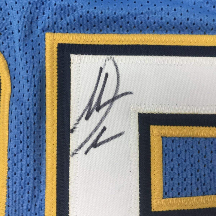 Autographed/Signed ANTONIO GATES Los Angeles Powder Blue Jersey Beckett BAS COA Image 3