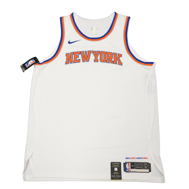 New York Knicks Authentic Nike Blank White Jersey Size 52+2