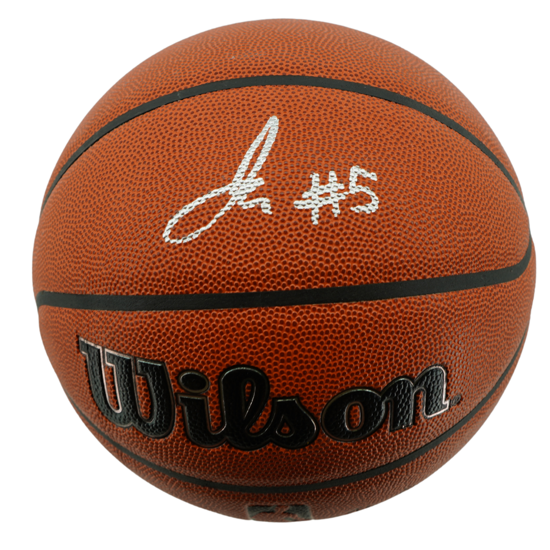 Jose Alvarado New York Knicks Autographed Wilson NBA Basketball CX Auth