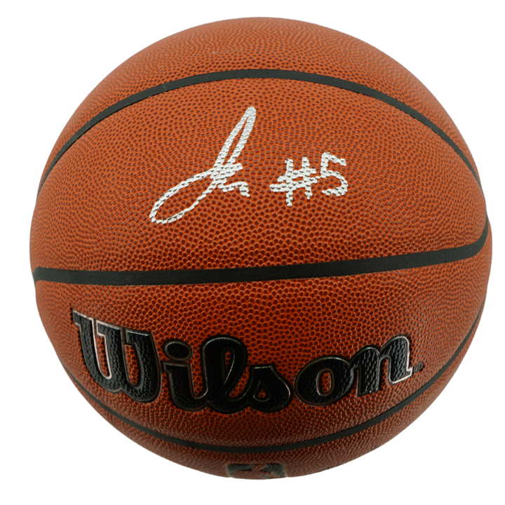 Jose Alvarado New York Knicks Autographed Wilson NBA Basketball CX Auth
