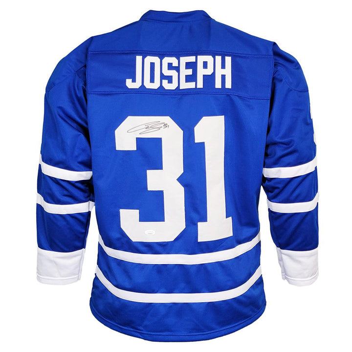 Curtis Joseph Signed Toronto Blue Hockey Jersey (JSA)