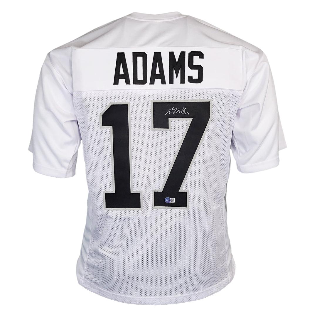 Davante Adams Signed Las Vegas White Football Jersey (Beckett)