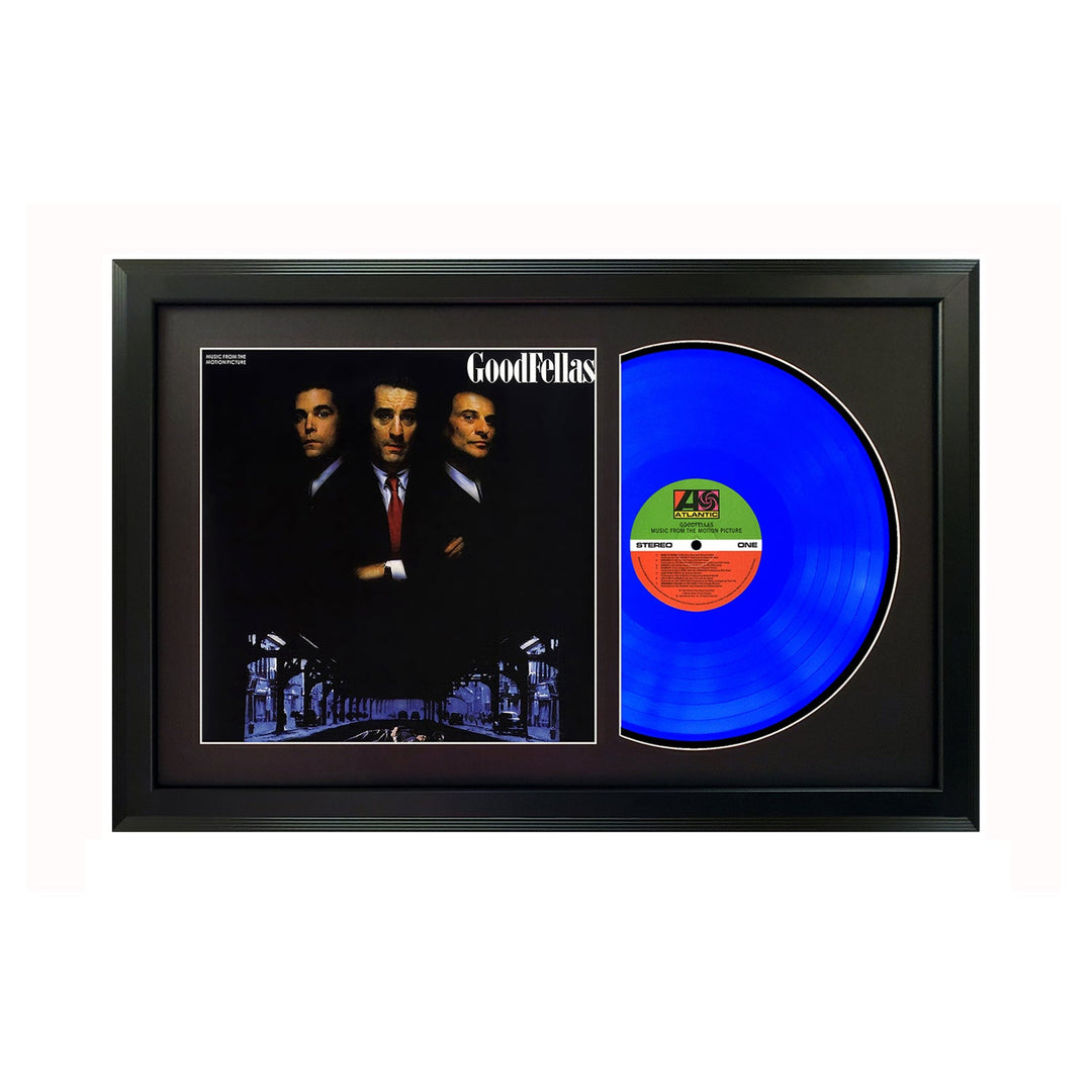 Goodfellas Soundtrack Genuine Vinyl Record & Cover Professionally Framed 17.5 x 26.5 Display with a Black Mat