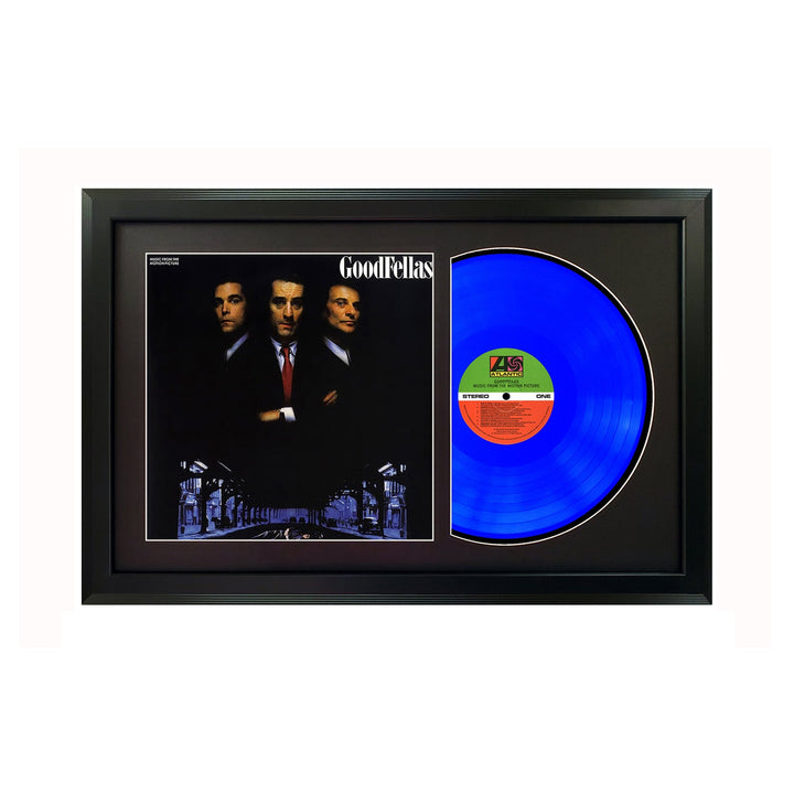 Goodfellas Soundtrack Genuine Vinyl Record & Cover Professionally Framed 17.5 x 26.5 Display with a Black Mat