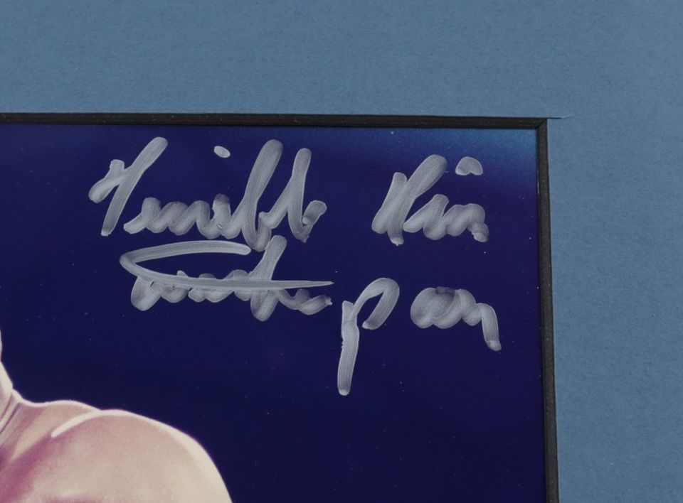 Terrible Tim Witherspoon Signed 11x14 Matted Photo Display with Backing (PSA COA)