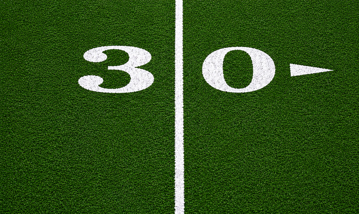 University of Michigan Authentic '30-' Yard Line Game Used Michigan Stadium Field Section (Pre-Order)