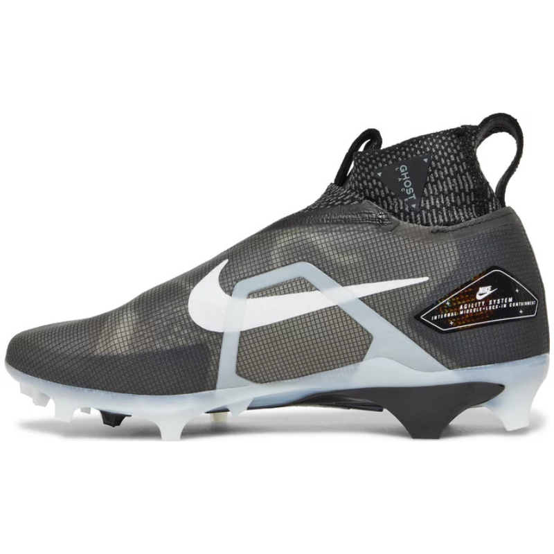 Ohio State Football Team Issued Nike Alpha Menace Elite 3 Wd P Black/White - Iron Grey Pair of Cleats