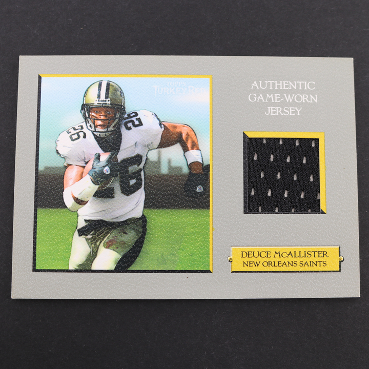 Deuce McAllister New Orleans Saints 2005 Topps Football Patch Card