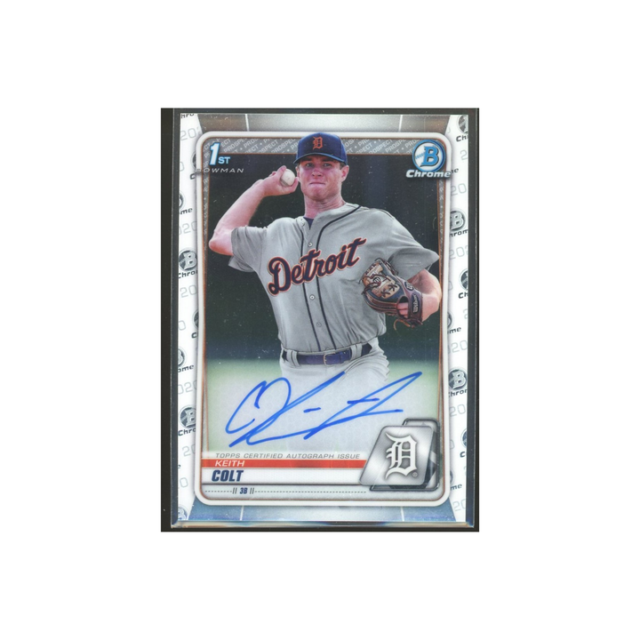 2020 Bowman Draft Baseball Chrome Draft Picks Autographs #CDA-KC: Colt Keith Base Rookie RC