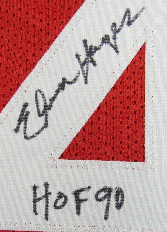 Elvin Hayes Signed Replica Rockets Jersey w/ Insc JSA Witness COA