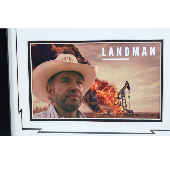 Billy Bob Thornton Autographed Beautiful Door Album Framed Landman Collage