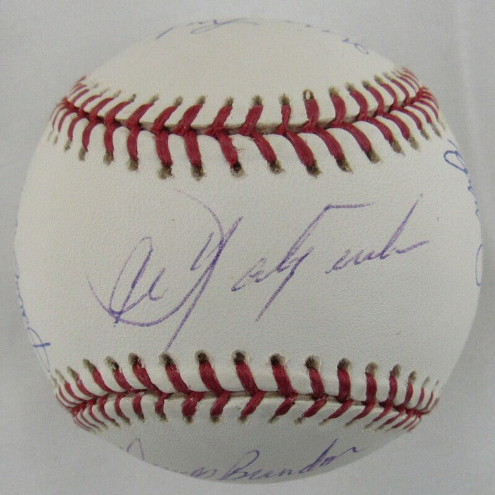 1967 American League Champion Boston Red Sox Signed Rawlings Baseball JSA LOA YY40886